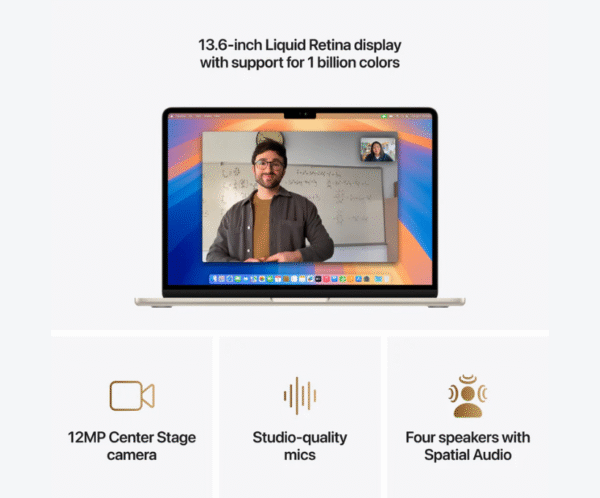 Apple MacBook Air M4 – 13-inch – 10-core CPU – 10-core GPU – 24GB RAM – 512GB SSD