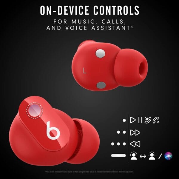 Beats Studio Buds – True Wireless Noise Cancelling Earbuds (RED)