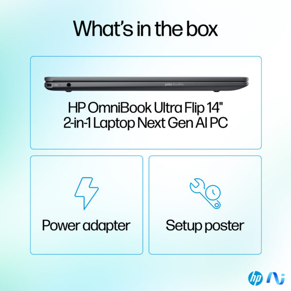 HP OmniBook Ultra Flip 14-fh0018nia – Intel Core Ultra 9, 32GB RAM, 2TB SSD, 14” OLED Touchscreen