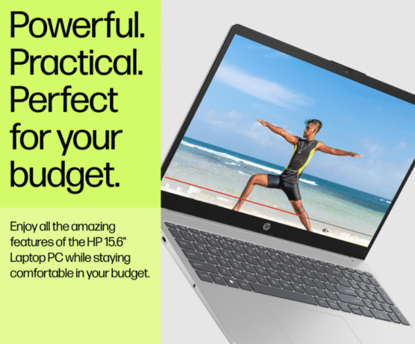 HP 15-FD0027 Laptop – Intel Core™ i3-N305 | 8GB RAM | 256GB SSD | 15.6" Display