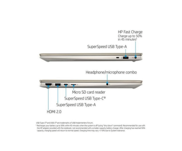 HP Pavilion 15-EG0070 – 11th Gen Intel® Core™ i7-1165G7 | 8GB RAM | 512GB SSD | 15.6″ FHD Touch | Windows 10