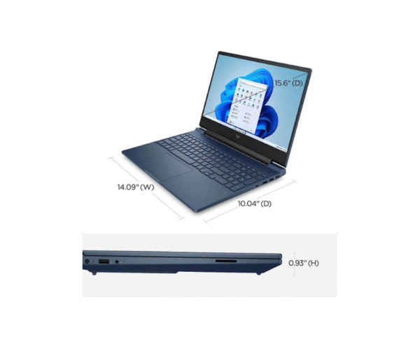 HP Victus 15-fa0033 – Intel® Core™ i5-12450H | 8GB RAM | 512GB SSD | 15.6″ 144Hz | NVIDIA RTX 3050 4GB | Windows 11