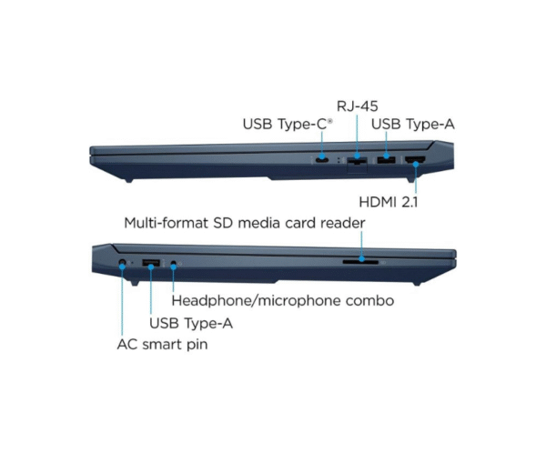 HP Victus 15-fa0033 – Intel® Core™ i5-12450H | 8GB RAM | 512GB SSD | 15.6″ 144Hz | NVIDIA RTX 3050 4GB | Windows 11