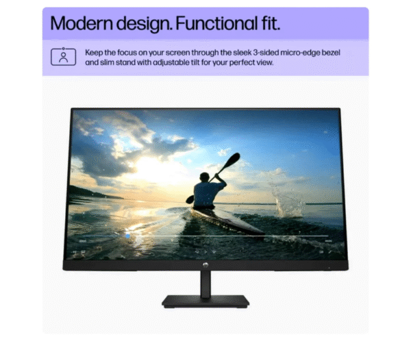 HP Slim S01-PF2043W Desktop & 27″ Monitor Bundle — 12th Gen Intel Core i3, 512GB SSD, 8GB RAM, FHD Monitor