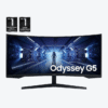 Samsung C34G55T Curved Gaming Monitor – 34” UW-QHD, 165Hz, 1ms, HDR10